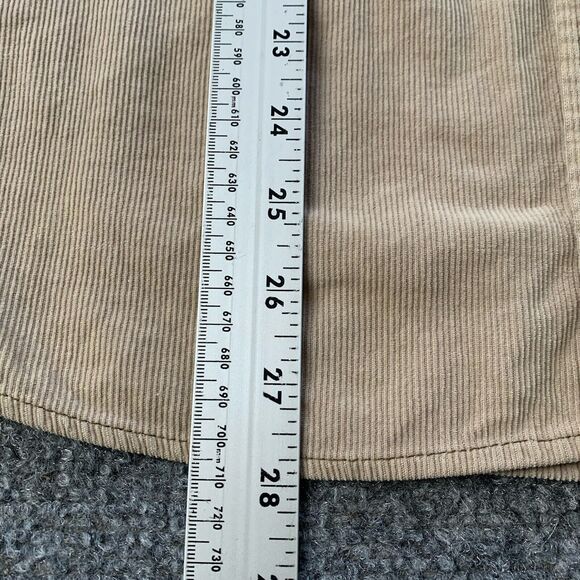 Reel Legends Corduroy Shirt Mens Medium Brown Button Up Casual Long Sleeve - Picture 9 of 12